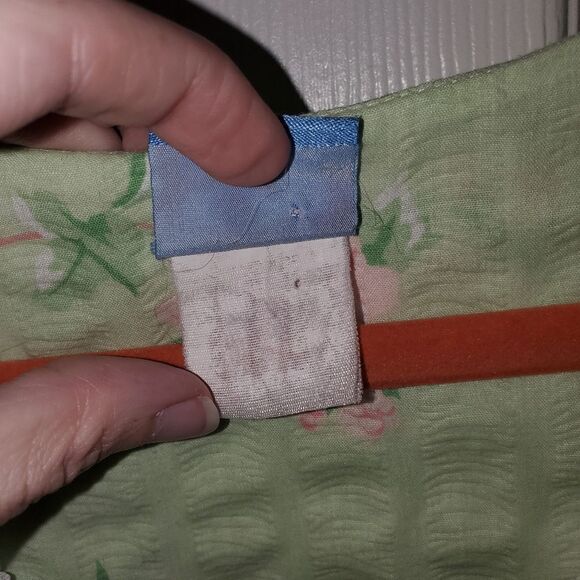 VMTAGE MOON BEANS MINT GREEN FLORAL PRINT NIGHT GOWN SIZE SMALL - Picture 7 of 7